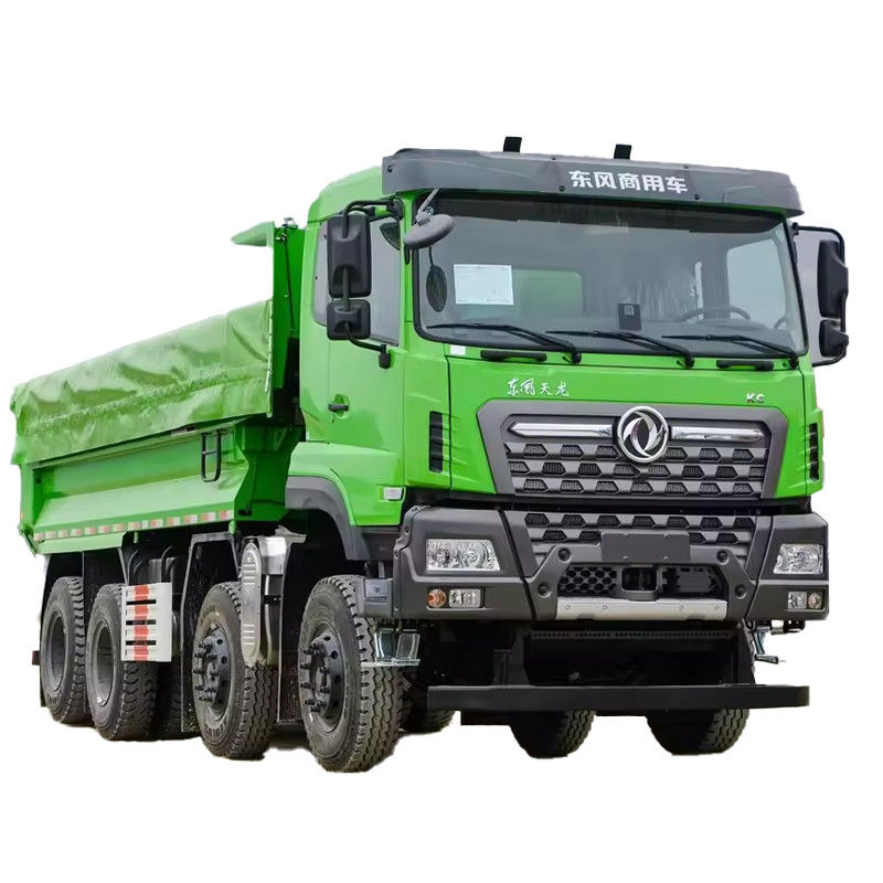 12 roues 35 tonnes 600 chevaux Dongfeng déchargeur pour le transport de sable sol pierre