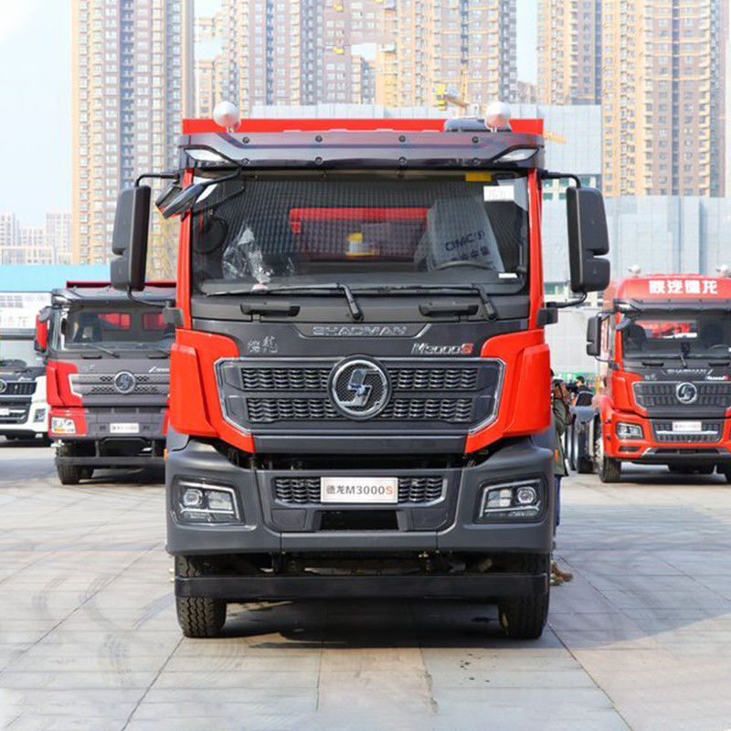 350 ch 8x4 6.8m Shacman camion à décharge avec 12 pneus et norme d'émission Euro 2