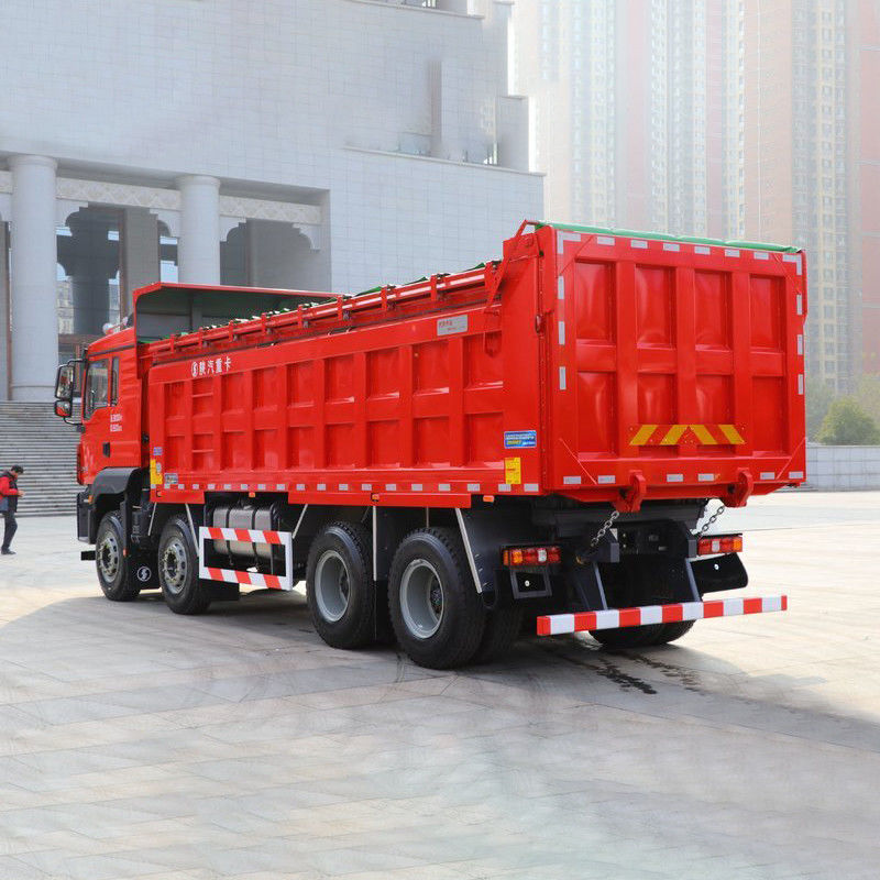 350 ch 8x4 6.8m Shacman camion à décharge avec 12 pneus et norme d'émission Euro 2