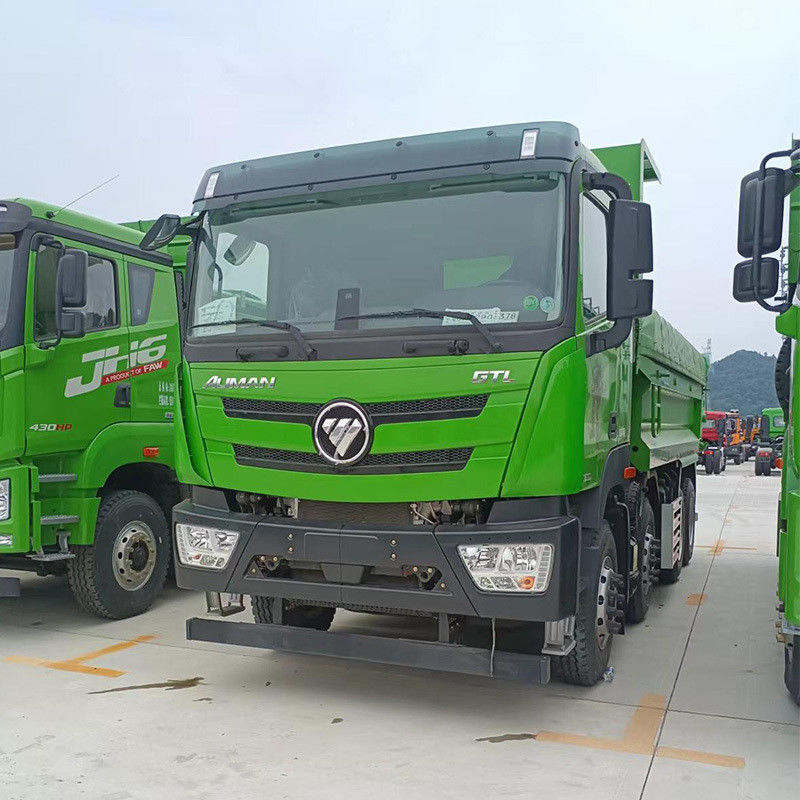 8x4 12 roues d'occasion 430 chevaux Foton camionneur à décharge 12 roues vers l'avant Diesel camion à bascule