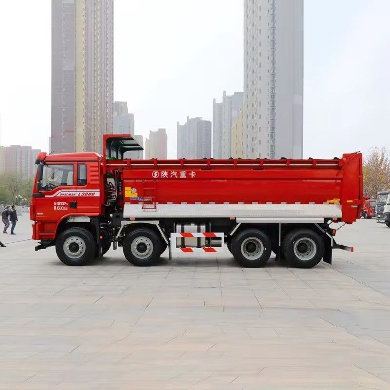 Conduite à gauche 30cbm Camion à bascule Camion à ordures usagé Shacman F3000 8*4 12 roues Euro 2