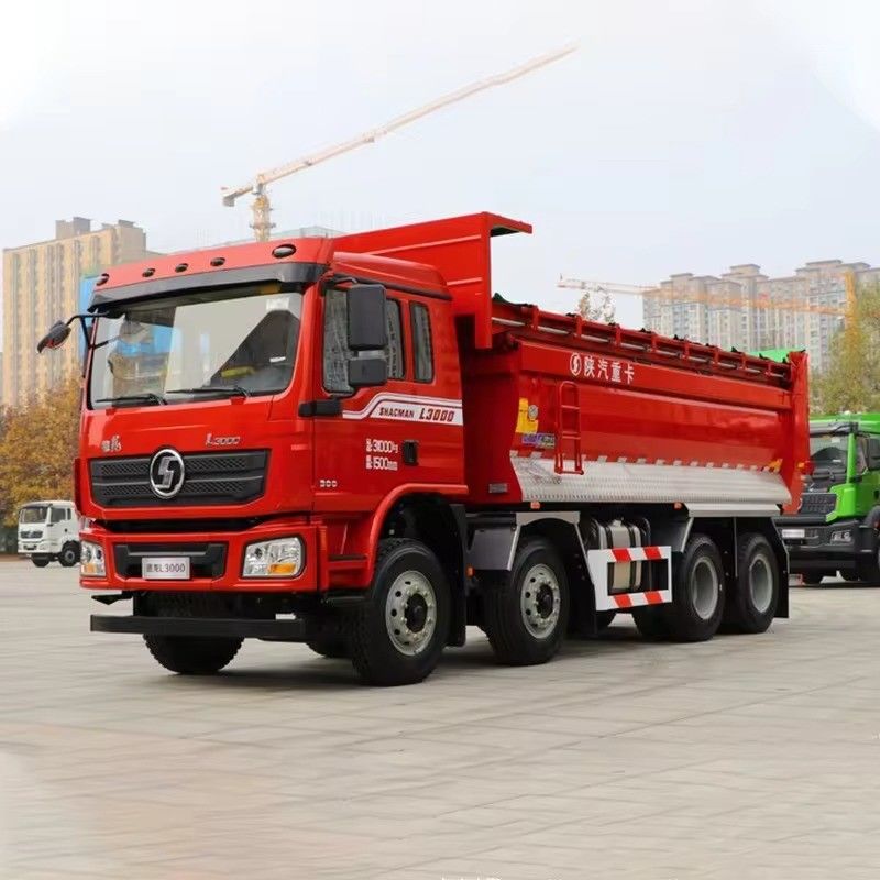 Conduite à gauche 30cbm Camion à bascule Camion à ordures usagé Shacman F3000 8*4 12 roues Euro 2