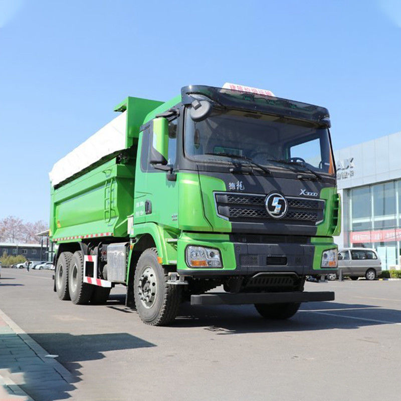 400 ch 6x4 5,8m Shacman Dump Truck avec direction gauche et capacité de réservoir de carburant 300-400L