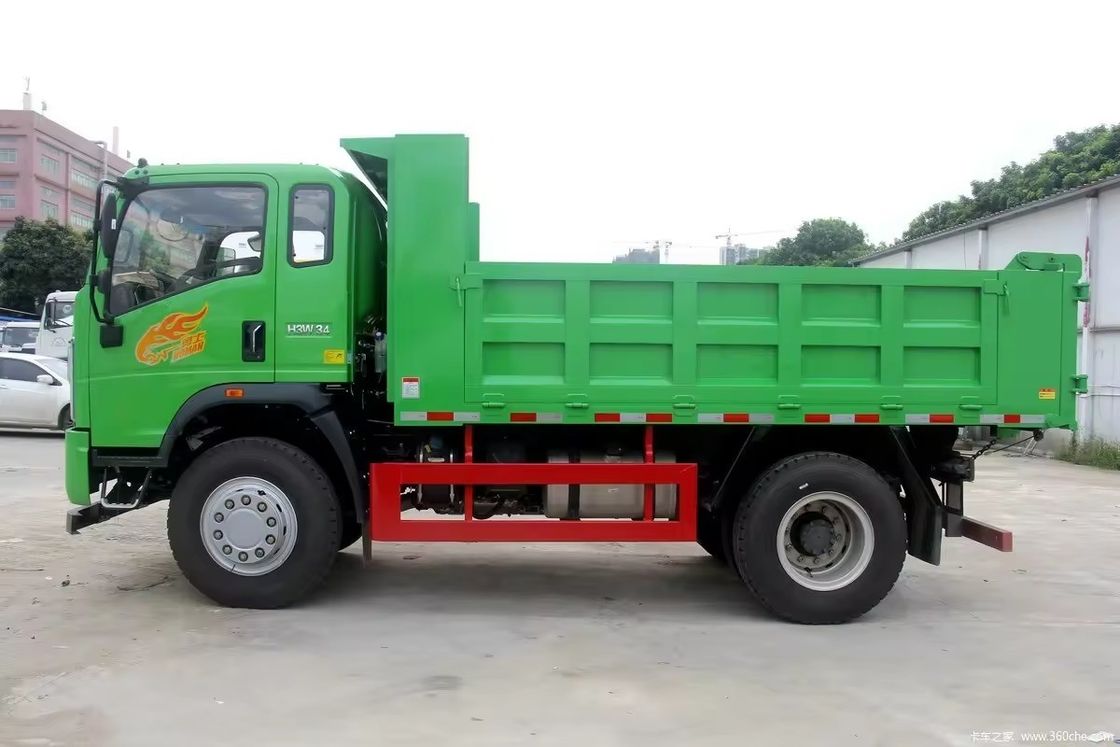 HW76 Cabine 6 roues 4x4 4x2 3 5 8 10 tonnes moteur diesel Lhd Rhd Mini camion à décharge