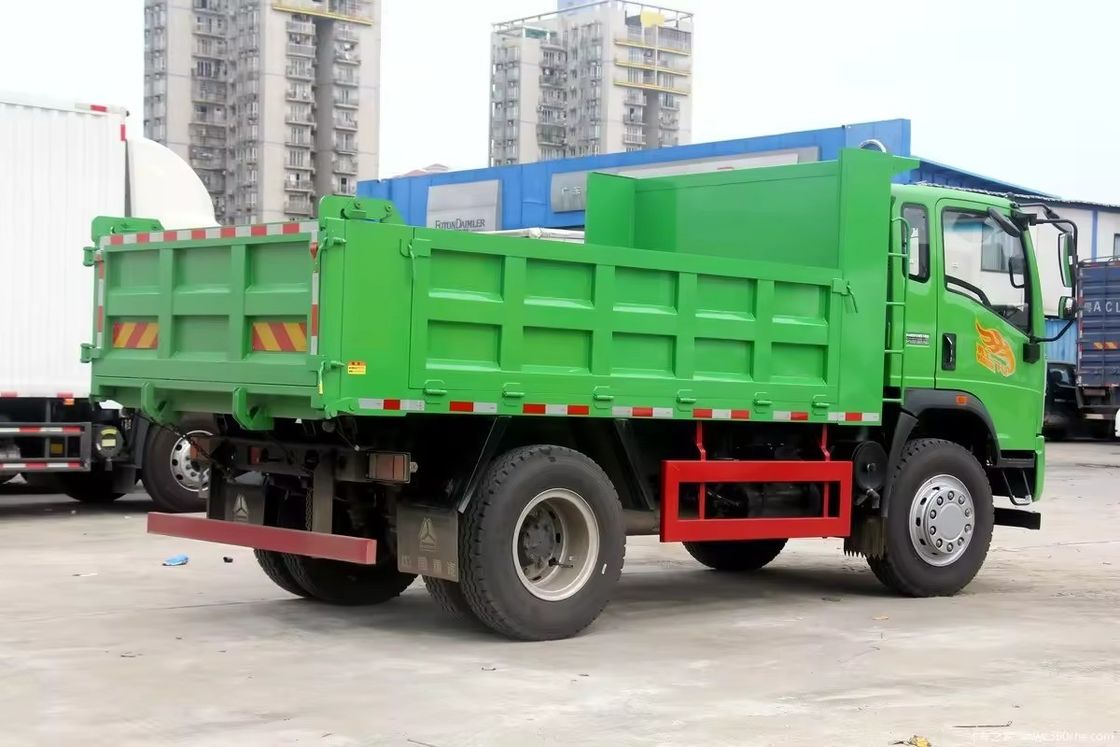 HW76 Cabine 6 roues 4x4 4x2 3 5 8 10 tonnes moteur diesel Lhd Rhd Mini camion à décharge