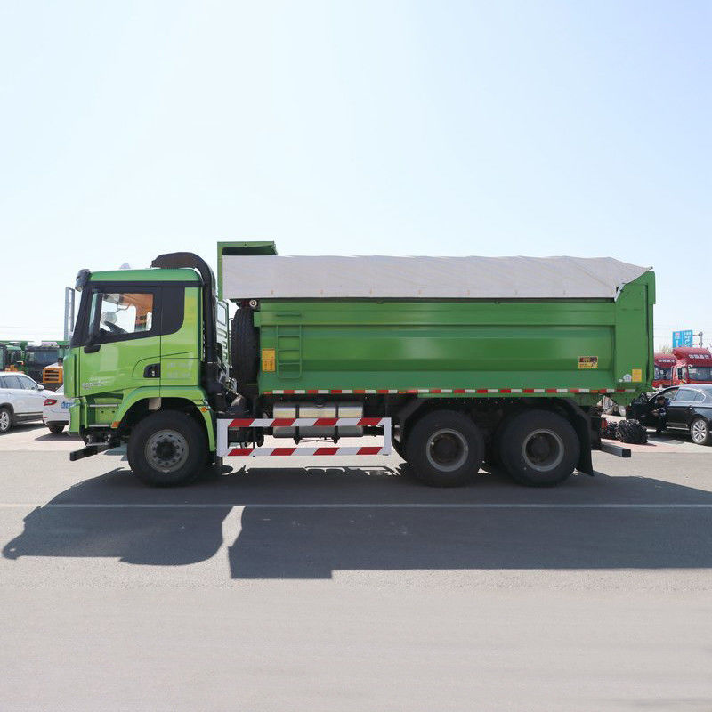 400 chevaux 6x4 5,8m Shacman camion de décharge d'occasion avec moteur de fenêtre automatique capacité 8L