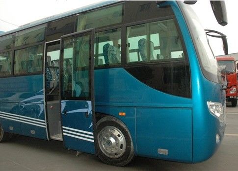 1990 mm Hauteur intérieure Autobus urbain d'occasion 45 passagers Autobus de petite classe EQB235-20 Modèle de moteur