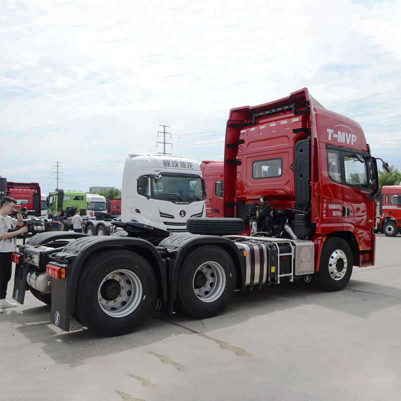 Camion tracteur Shacman 6x4 à carburant diesel de type 480 ch avec couple maximal Nm de 2000-2500Nm