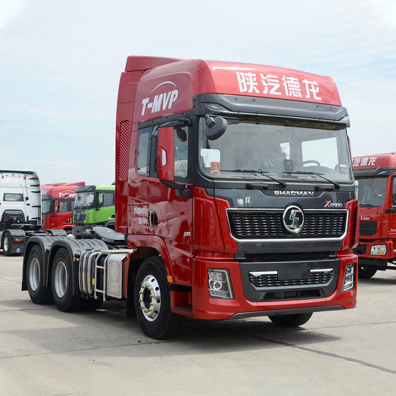 Camion tracteur Shacman 6x4 à carburant diesel de type 480 ch avec couple maximal Nm de 2000-2500Nm