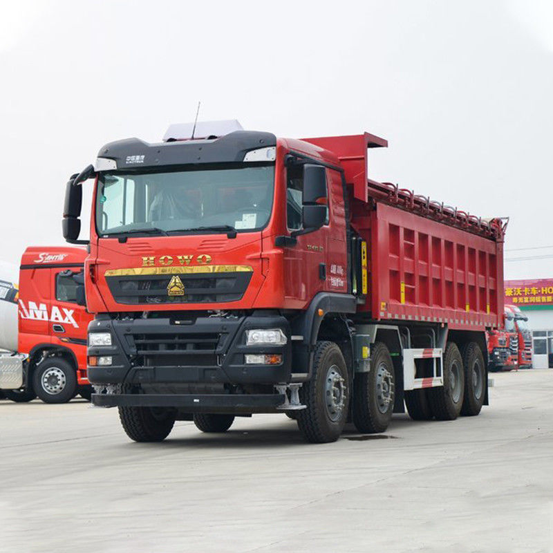 8x4 camion de 40 tonnes 12 roues camion de décharge avec climatiseur manuel HOWO 400HP