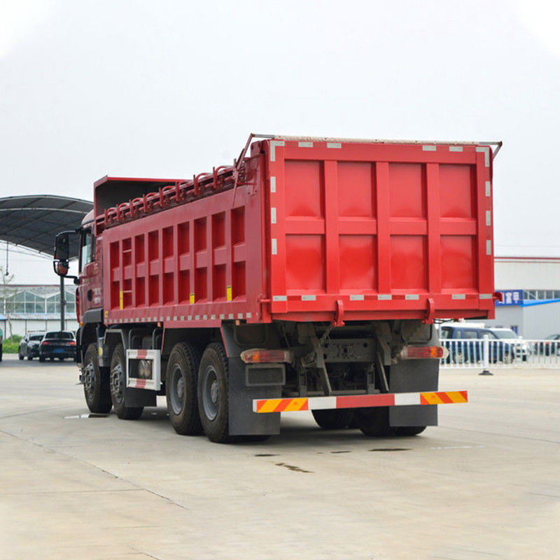 8x4 camion de 40 tonnes 12 roues camion de décharge avec climatiseur manuel HOWO 400HP