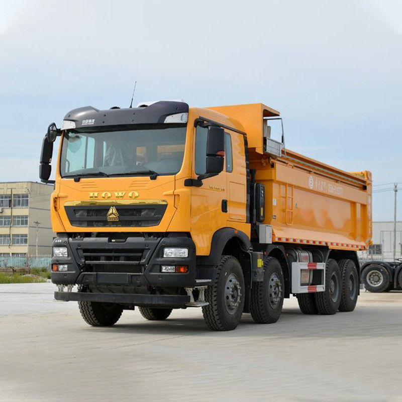 40 tonnes 12 roues camion à décharge Howo 440 chevaux 8x4 pneu de camion à décharge 12.00R20 Caméra arrière Aucun
