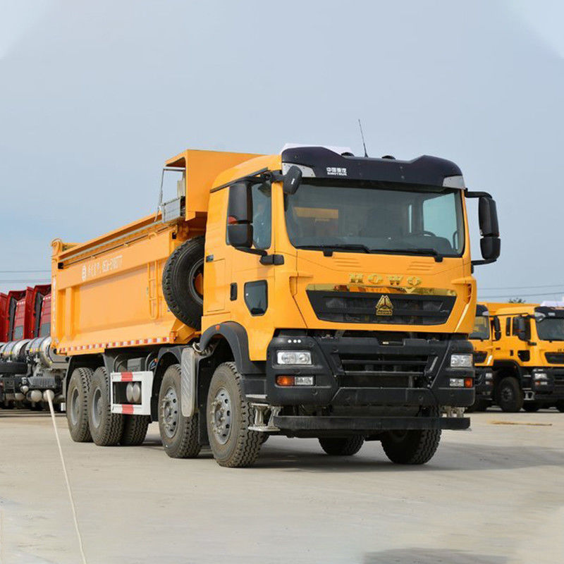 40 tonnes 12 roues camion à décharge Howo 440 chevaux 8x4 pneu de camion à décharge 12.00R20 Caméra arrière Aucun