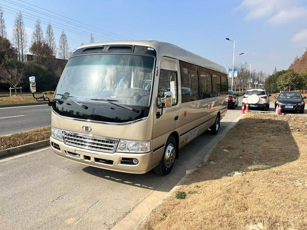 Moteur Yuchai 30 sièges Mudan Commuter Bus Diesel RHD et LHD Chauffeur 100km/h Vitesse maximale