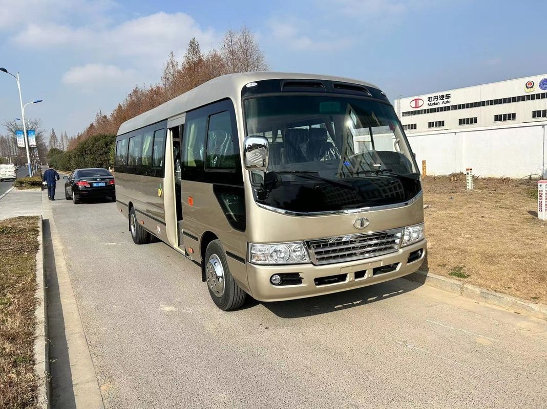 Moteur Yuchai 30 sièges Mudan Commuter Bus Diesel RHD et LHD Chauffeur 100km/h Vitesse maximale