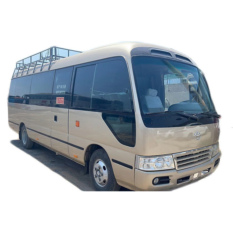 Toyota Coaster Bus d'occasion au Japon 30 places avec moteur 1HZ et pneus 9.00R20