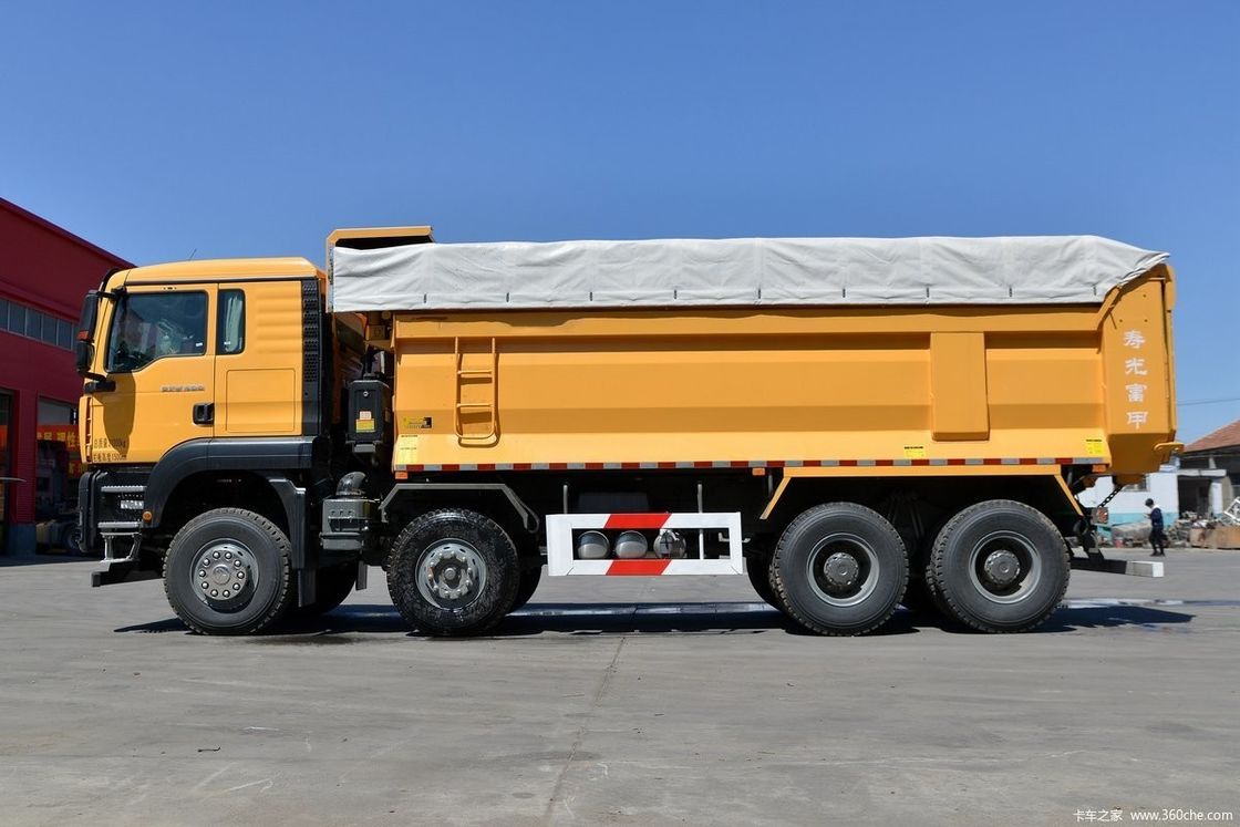 Camion lourd segment Sinotruk 371hp Camion déchargeur d'occasion 8*4 Camion à bascule pour le profit