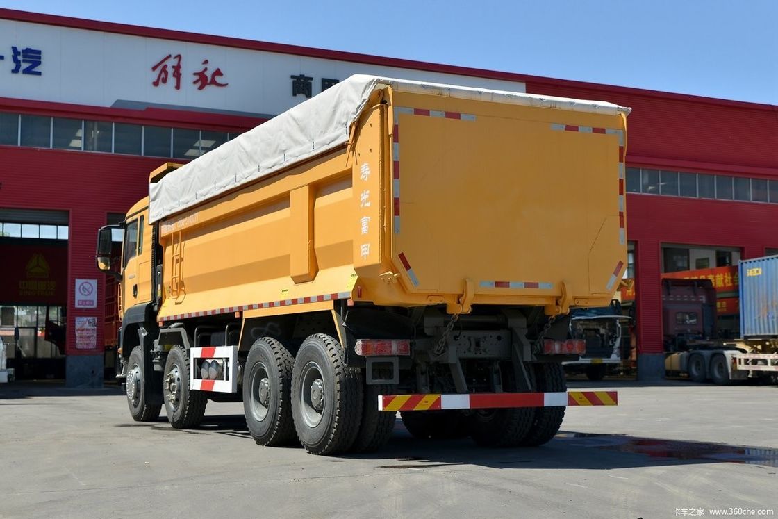 Camion lourd segment Sinotruk 371hp Camion déchargeur d'occasion 8*4 Camion à bascule pour le profit