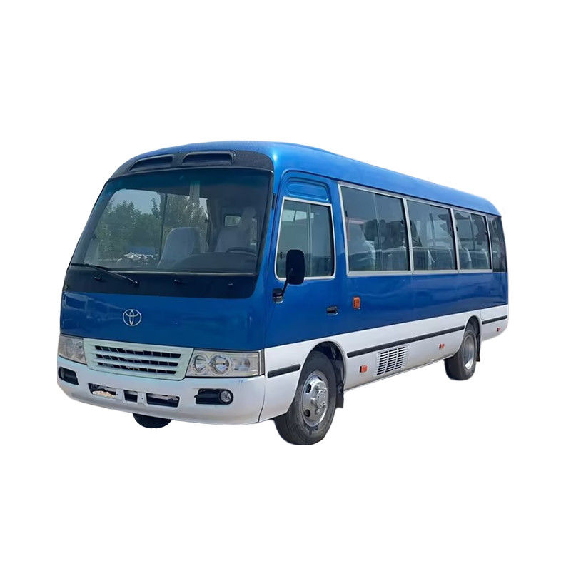 Toyota Coaster Bus d'occasion 1HZ conduite à gauche 30 places pour les longs trajets