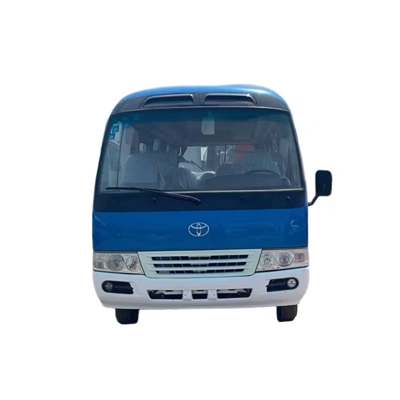 Toyota Coaster Bus d'occasion 1HZ conduite à gauche 30 places pour les longs trajets