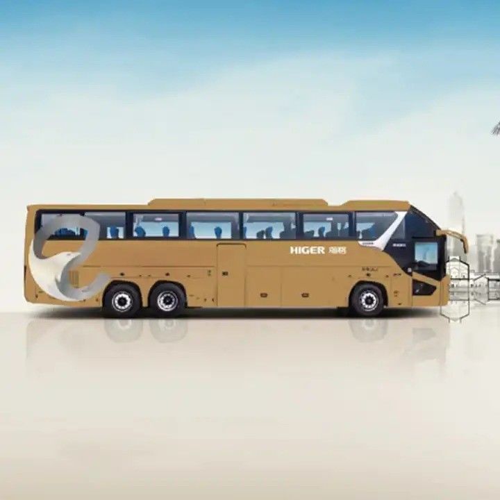 12000*2500*3955mm Bus de luxe avec 50 55 60 sièges et transmission FAST 6DS180T