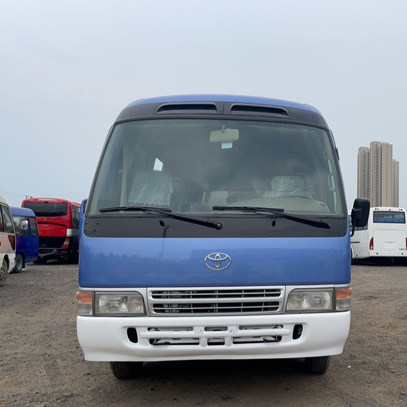 Standard d'émission Euro 3 25 places utilisé Toyo Ta Coaster Bus scolaire à grande vitesse 69 Km/h