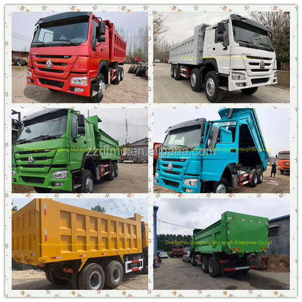 Réaménagé 2016-2019 HOWO camion à ordures 8x4 12 roues camion à rouleaux utilisés avec caméra arrière