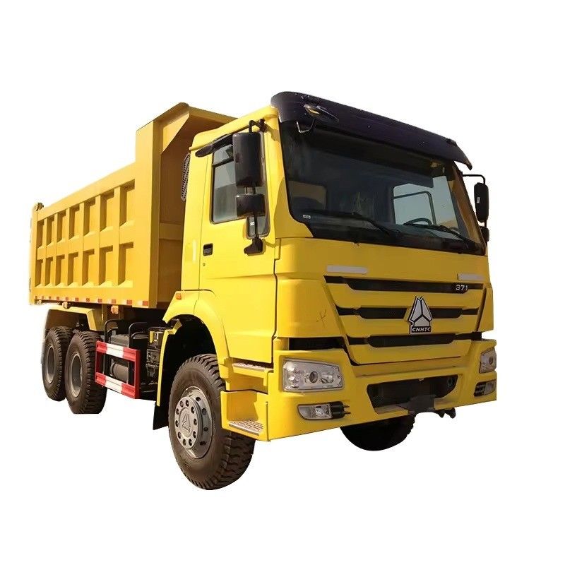 Un puissant camion à bascule HOWO 6x4 de 430 chevaux avec une boîte 19CBM et un réservoir de carburant de 300 à 400 litres