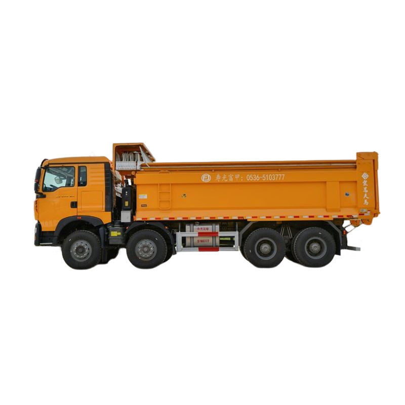 8*4 Sinotruk HOWO camionneur à décharge lourd 440 ch modèle avec capacité de réservoir de carburant 300-400L