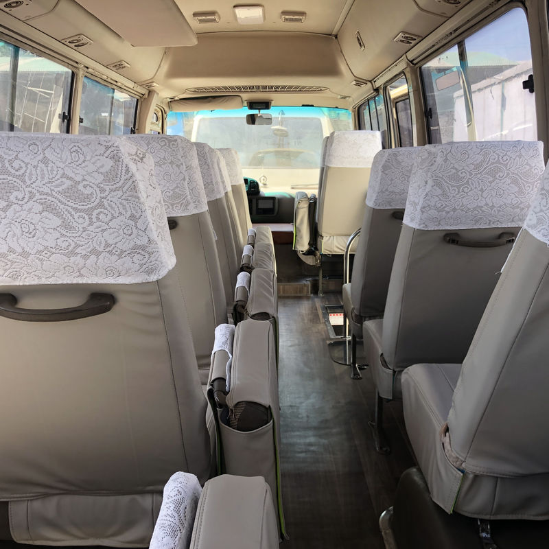 30 sièges utilisé TOYO TA Coaster Bus meilleur et bon état avec carburant diesel