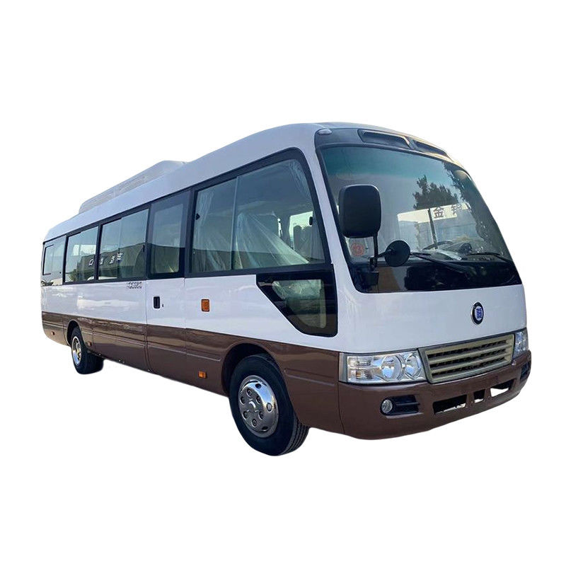 LHD RHD 30 sièges Toyo ta Coaster Bus avec réservoir de carburant de 70L et cylindrée de 4500-6700ml