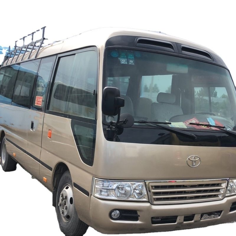 Vitesse maximale 120 Km/h Bus de passagers japonais 2019 Année 19-30 sièges Diesel Used Coaster Bus