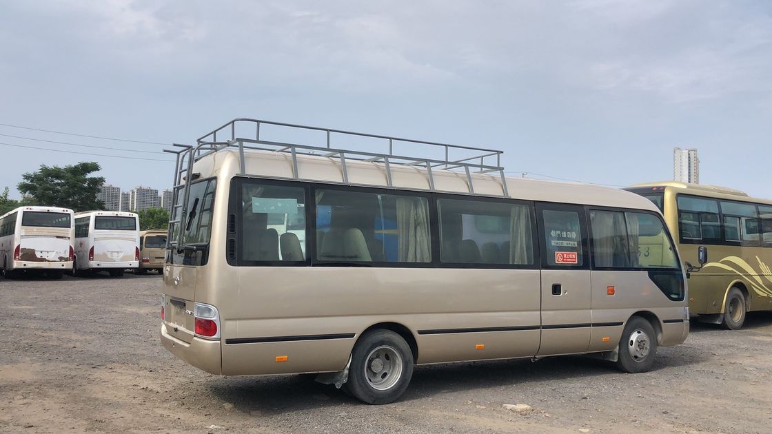 Vitesse maximale 120 Km/h Bus de passagers japonais 2019 Année 19-30 sièges Diesel Used Coaster Bus