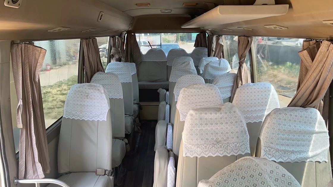 Vitesse maximale 120 Km/h Bus de passagers japonais 2019 Année 19-30 sièges Diesel Used Coaster Bus