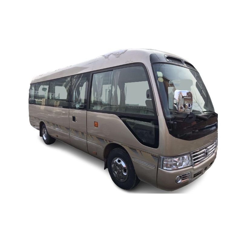 Second hand 22 à 30 sièges de passagers Toyot Coaster Bus avec moteur diesel monté à l'avant