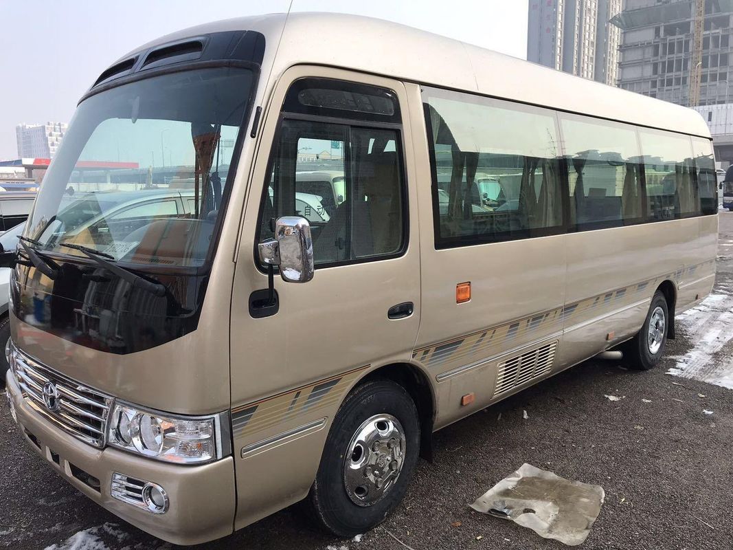 Second hand 22 à 30 sièges de passagers Toyot Coaster Bus avec moteur diesel monté à l'avant