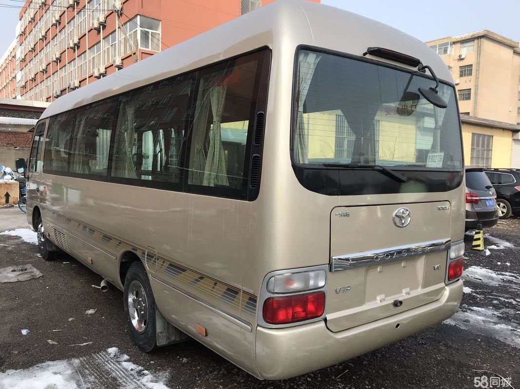 Second hand 22 à 30 sièges de passagers Toyot Coaster Bus avec moteur diesel monté à l'avant