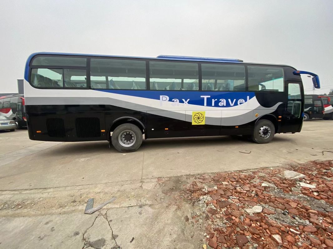 Bus de passagers diesel d'occasion de 57 places LHD de luxe avec type de transmission conçu