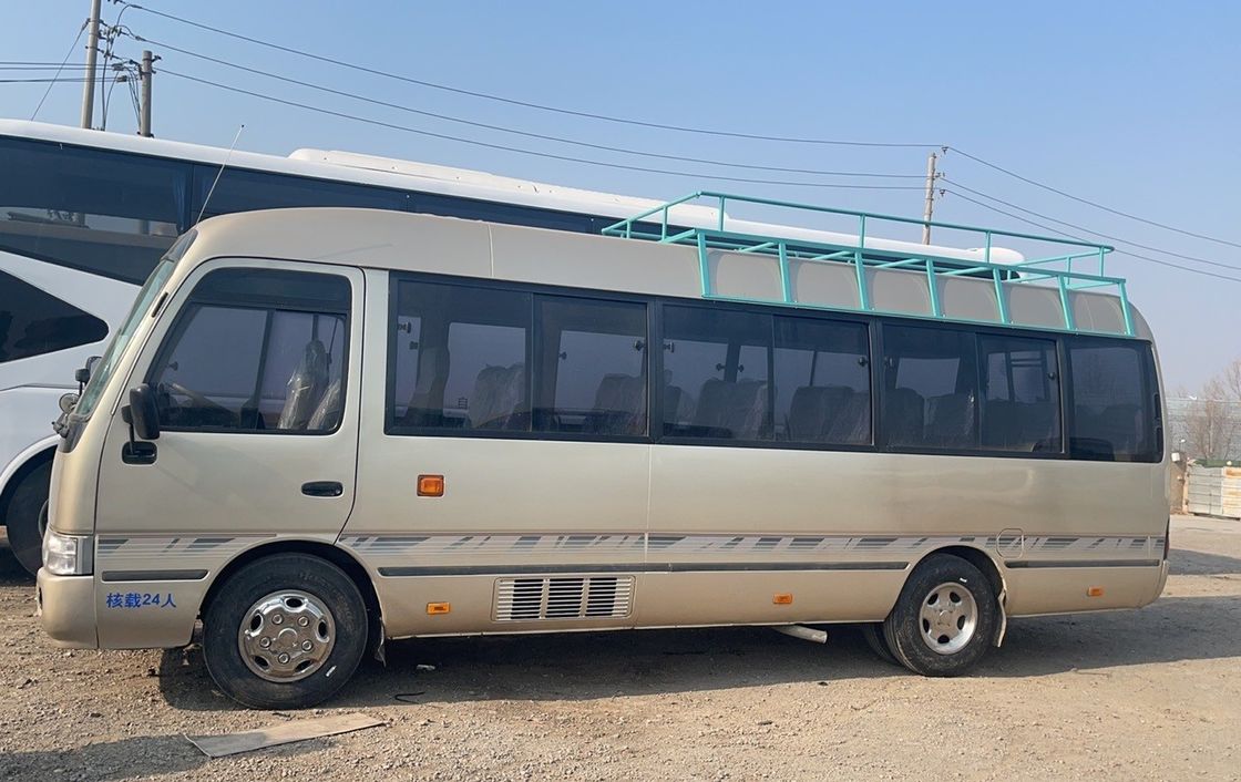 Autobus Toyota Coaster réaménagé de 23 places de 6 places utilisé avec moteur modèle 15B-FT