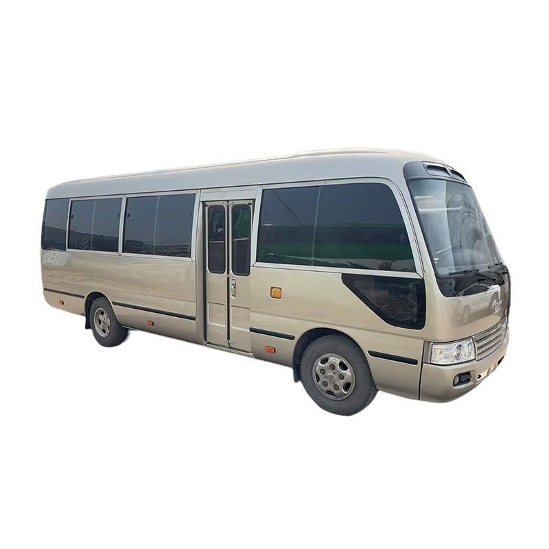 15 BFT moteur alimenté par 4 cylindres Toyo ta Coaster Bus avec 6990 * 2025 * 2650mm Dimensions