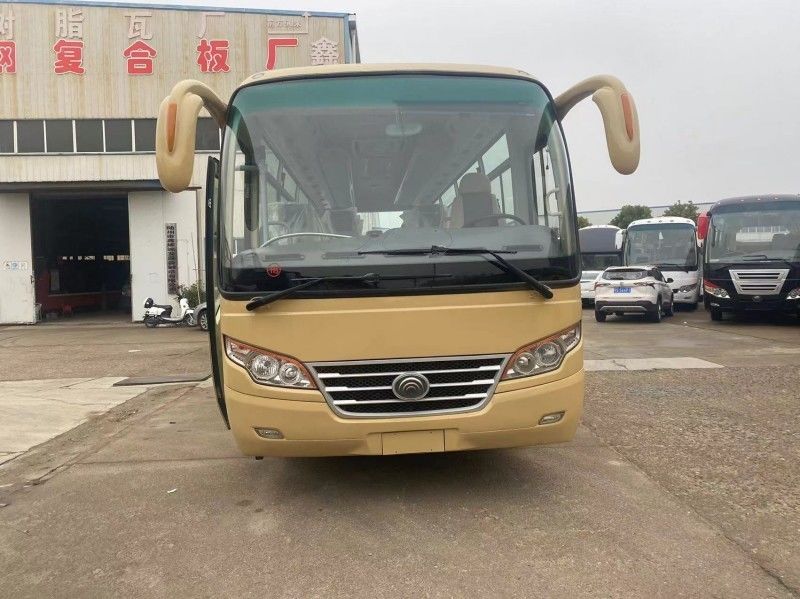 Suspension à ressort à feuilles 35 places Autobus d'occasion avec direction assistée et sièges de luxe