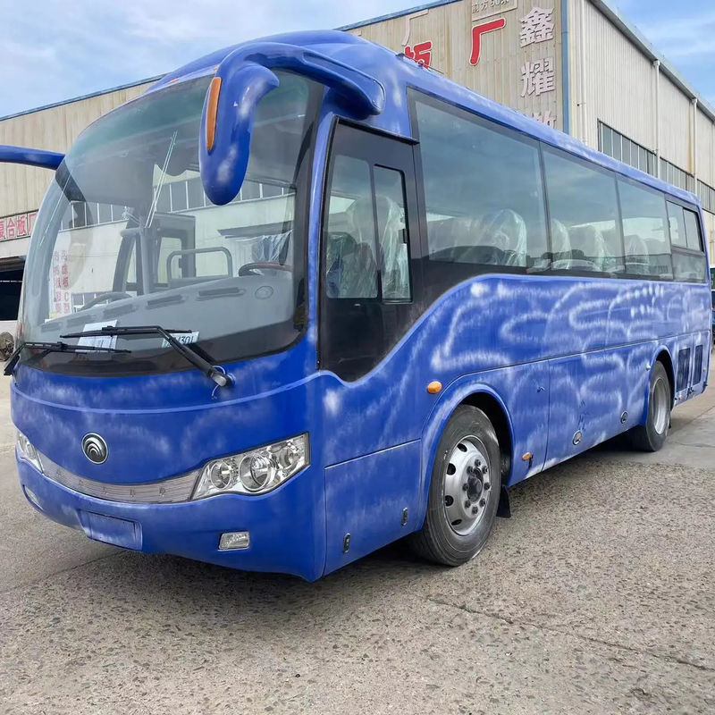 35 sièges Autobus de tournée Autocar de luxe Mini Bus de passagers d'occasion Direction électrique Carburant Diesel