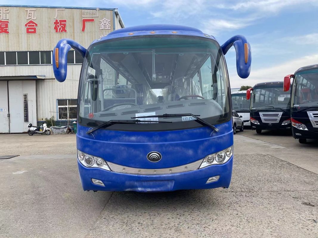 35 sièges Autobus de tournée Autocar de luxe Mini Bus de passagers d'occasion Direction électrique Carburant Diesel