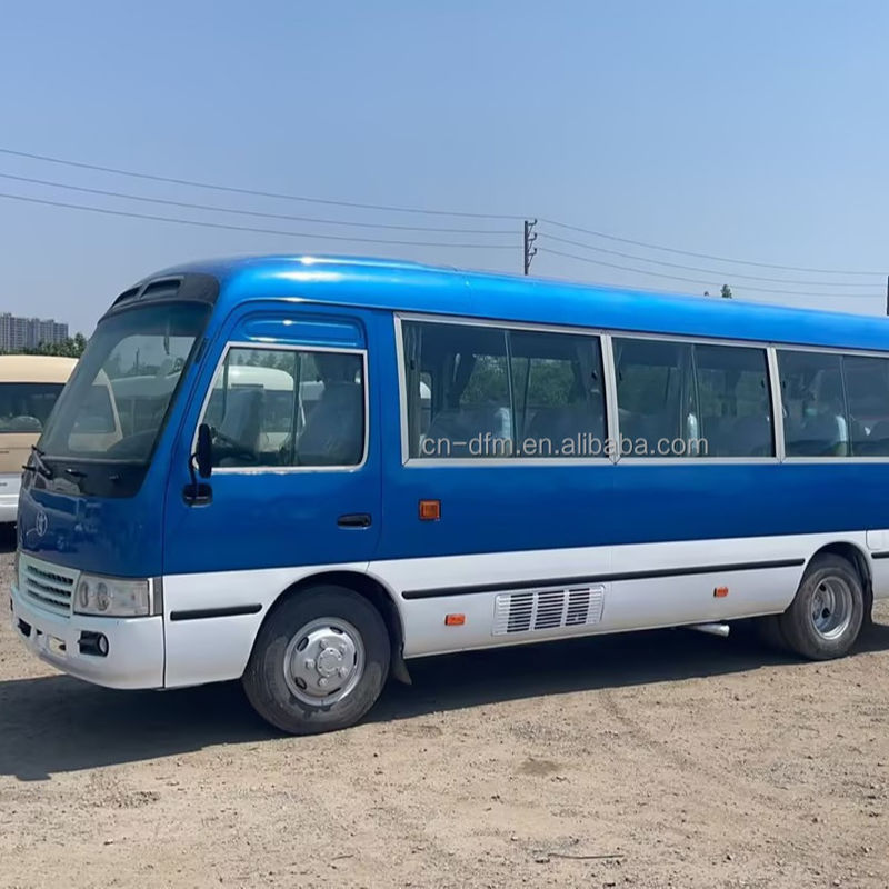 16-30 sièges Toyota Coaster Bus d'occasion avec norme d'émission Euro 3 en bon état