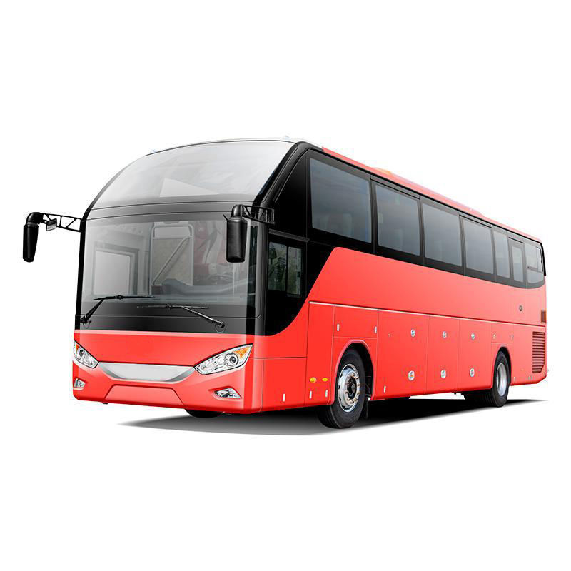 Arbre arrière 13T / frein à tambour Luxury 50 60 sièges Autobus de tourisme avec empattement 6080 mm