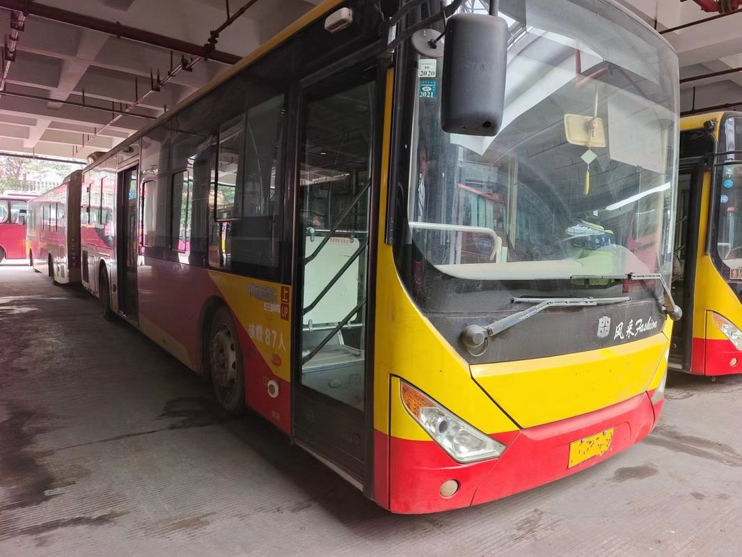 Autobus à GNC d'occasion 12m 87 sièges passagers avec climatisation non indépendante