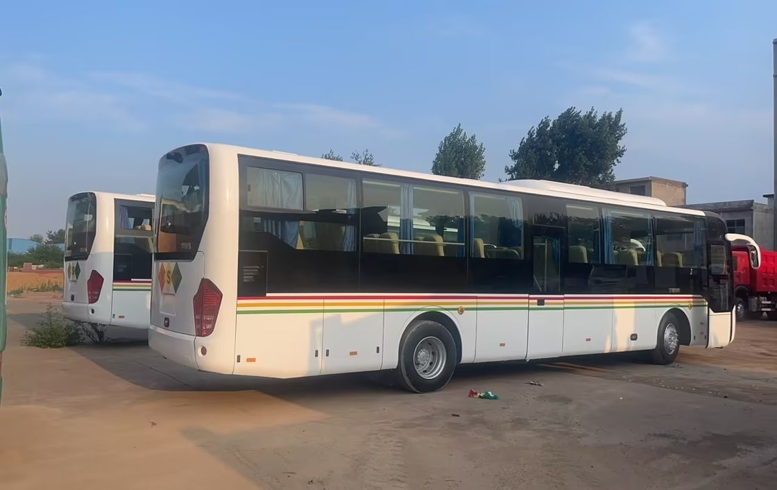 Parcours avant/arrière mm 1750/1586 Autobus d'occasion LHD 54 places Autobus de ville Youtong
