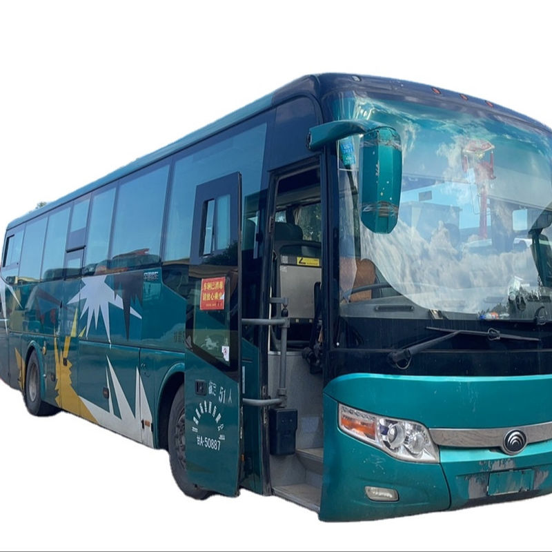 Autobus manuels d'occasion abordables avec moteur YC4E150-20 et largeur totale de 2430 mm