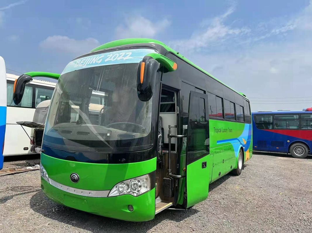Autobus de luxe diesel LHD de 38 places avec 11/13 ressorts et moteur Weichai