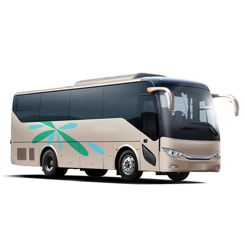 Autobus de transport public de 12 m 50 places Autobus de luxe LHD avec suspension à ressort à feuilles